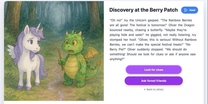 Berrybook storybook art